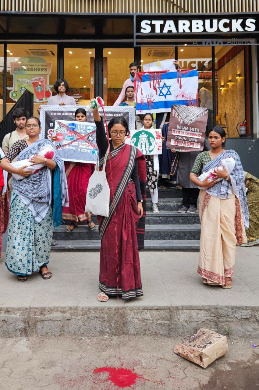 Gaza Delhi India protests